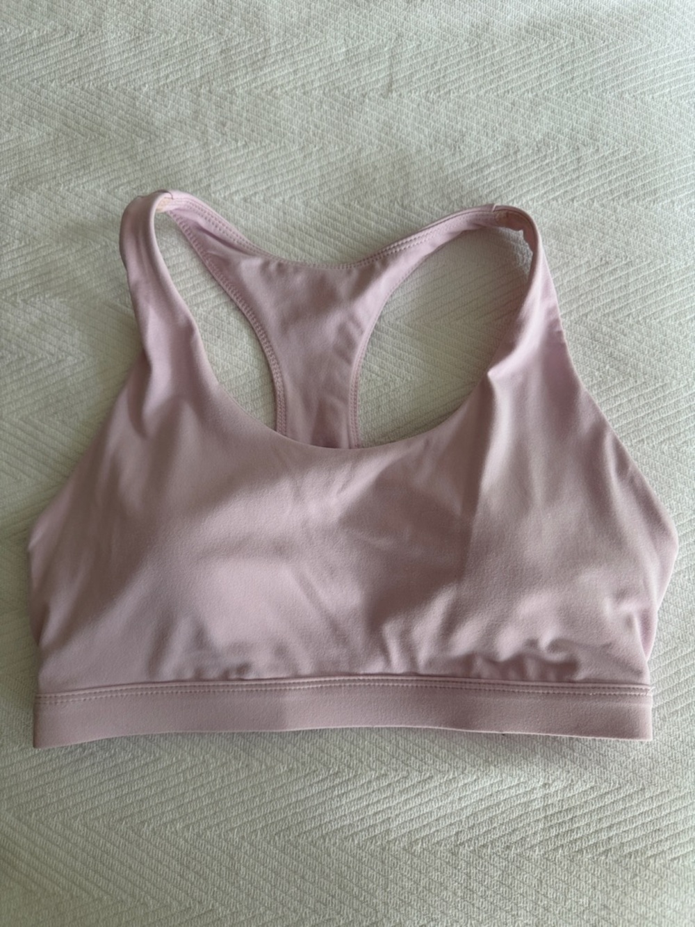 Fabletics Light Pink Racerback Sports Bra